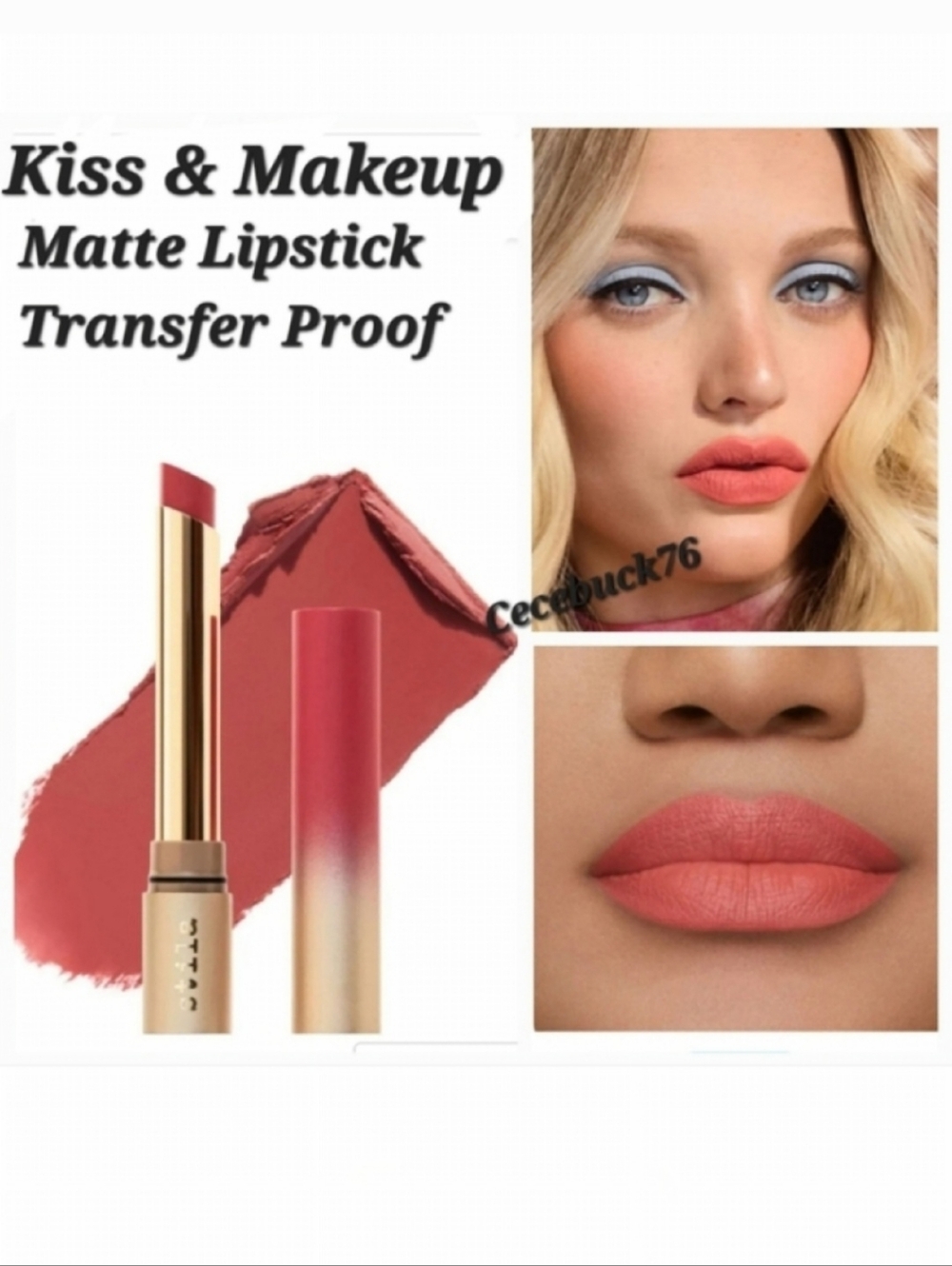 🌺Stila Kiss And Makeup Stay All Day Matte Lipstick Lip Color
